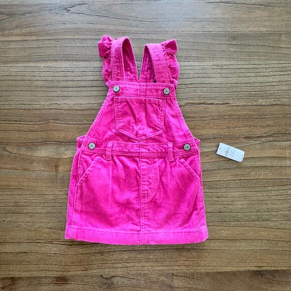 Gap Toddler Girl Corduroy Skirt Overalls - Size 2 years - Picture 1 of 5